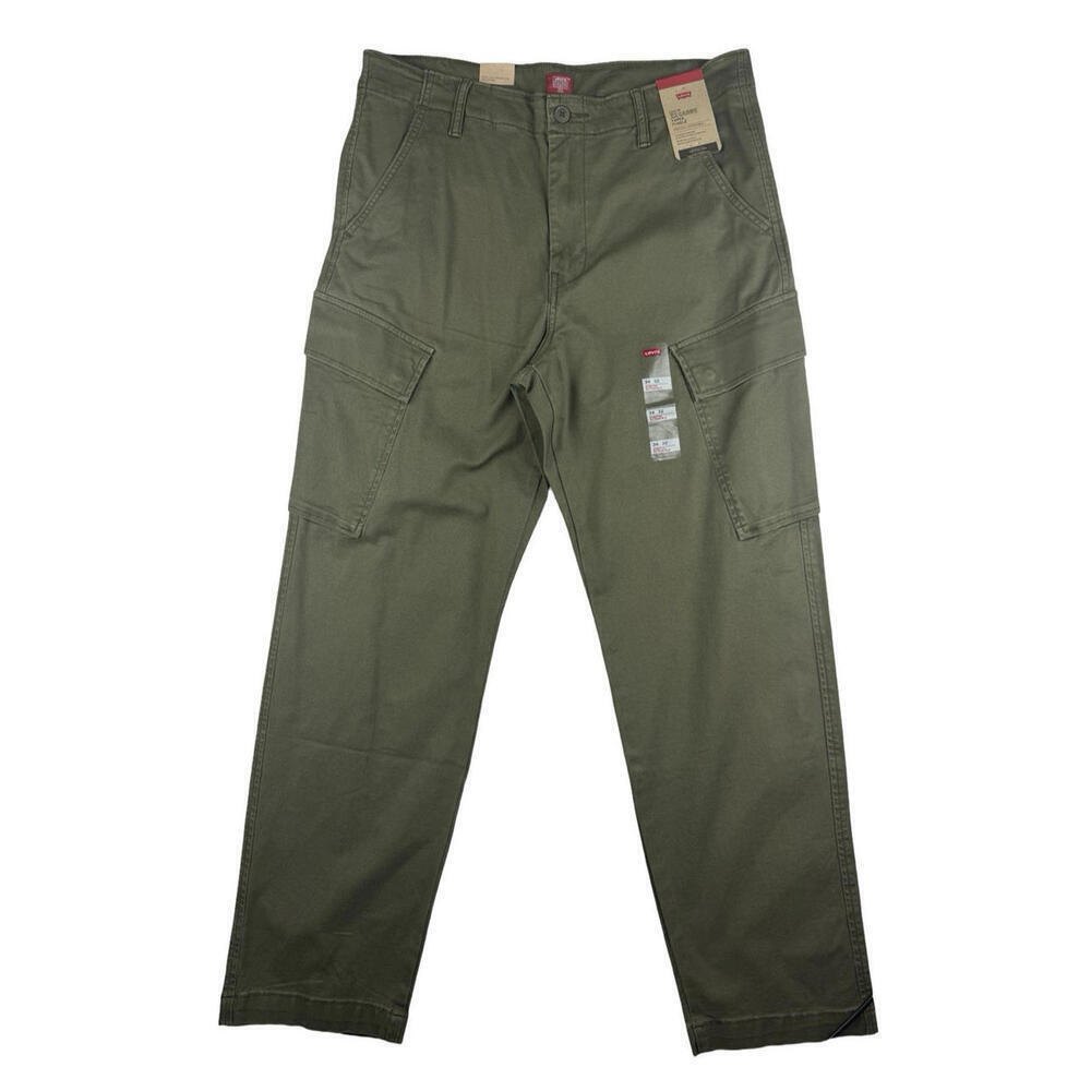 Levi's XX Taper Stretch Cargo Pants Olive Size 34 W | 32 L